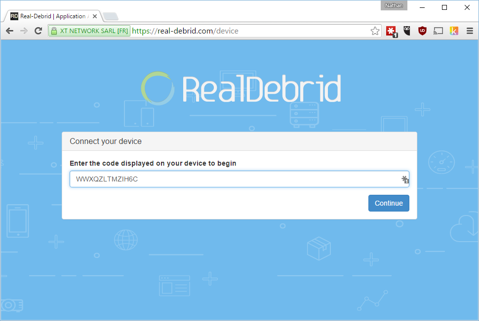 how to authorize real debrid
